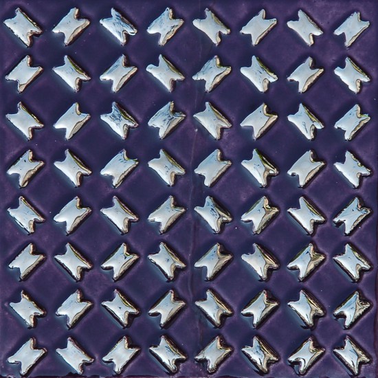 Diagonal violett-silber